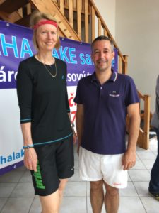 organizátor turnaje Macha Lake Satellite Ronald Wawrečka s Helenkou